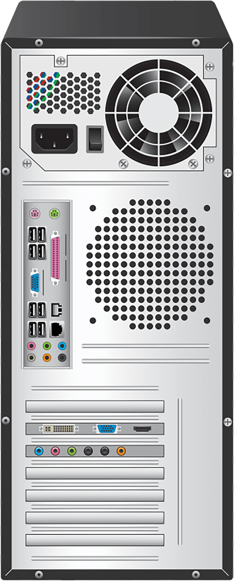 Computer Back Panel